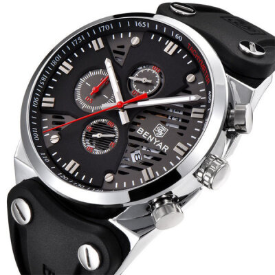 BENYAR/Men/Leather/Wrist Watch/Large/WATCH FOR MEN/Business Chinese/Formal Suit/5110A