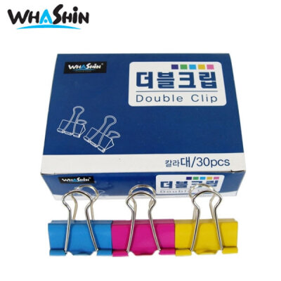 Double Creep Stand 30 pcs Color Clip Office Supplies Office Supplies