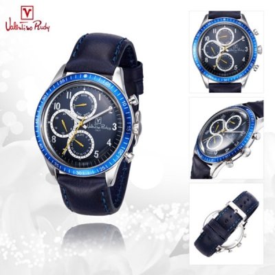 Italy/Original/Valentino Rudy/VR5019/BLBL/Leather Watches