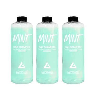 Luminus/Mint/Car Washing Soaps/Car Wash/Highly Concentrated/Car Washing Soaps/Neutra/1L/3PCS