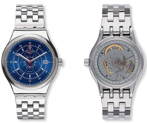 Swatch Sistem Boreal Automatic Watch YIS401G Analog Stainless Steel Silver- show original title