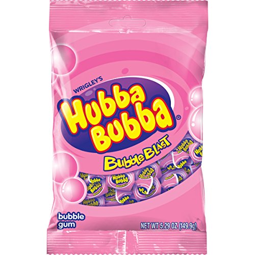 Hubba Bubba Bubble Blast Bubble Gum Bag, 5.29 ounce