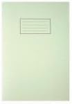 A4 Lined School Notebook with Green Edge