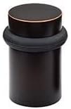 Emtek 2258 American Classic 2" Tall Cylindrical Floor Bumper, Flat Black