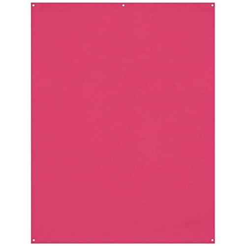 Westcott X-Drop Wrinkle-Resistant 5 x 7 1.52 x 2.13m Backdrop for Headshots, Photoshoots & Product Photos - Portable and Travel Friendly Dark Pink