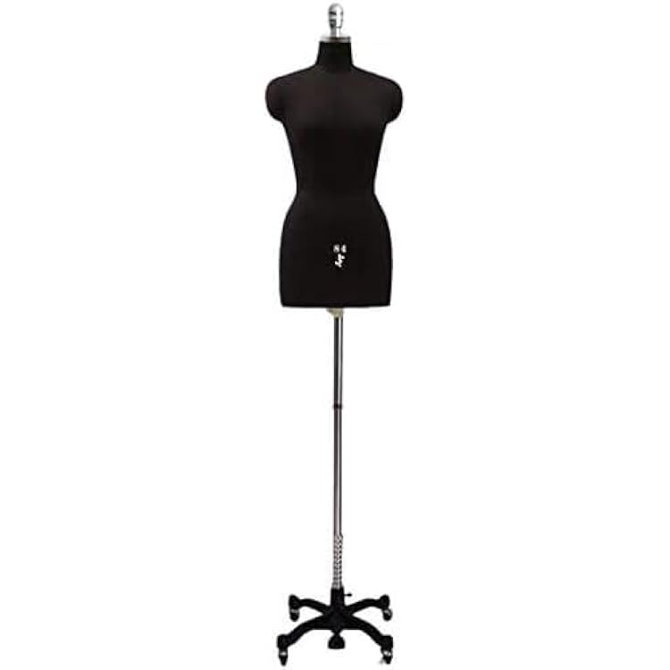 Dress Form Sewing Mannequin Torsowith Wheels, Sewing Dress Form, Female Displays Manikin Body Torso Making Garments Wedding Gown, Height AdjustableXL-Model 86