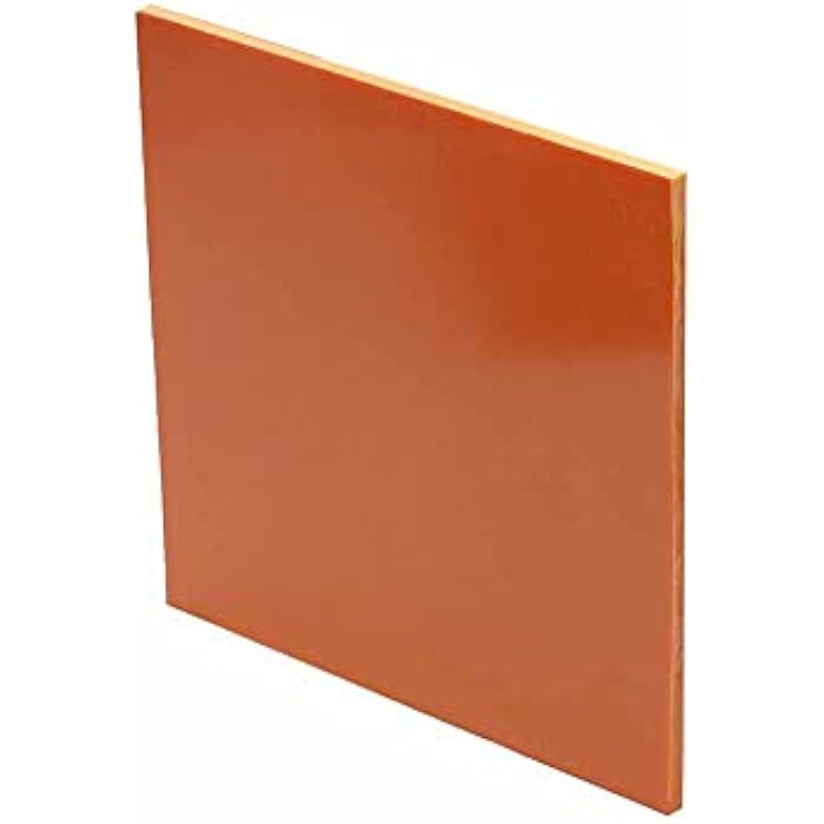 GOONSDS Insulation Electrical Board Bakelite Phenolic Board Sheet Laminate Raw Materials for Laboratory and DIY,300x300x3mm