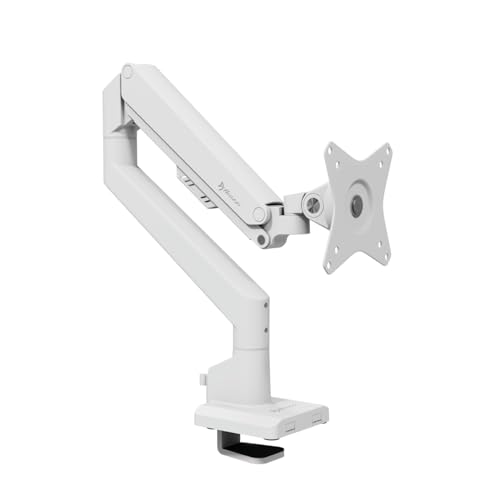 Alzare Neo - Gas Spring Monitor Arm - White