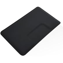 BarberPub 3 x 5 Feet Salon Floor Mat Anti Fatigue Barber Shop Chair Floor Mat for Hair Stylist Rectangle 1/2'' Thick 0040 Black