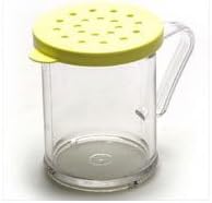 Cambro 96SKRC135 Camwear Shaker/Dredge 10 oz. clear with cheese Lid - Case of 1 (pack of 1)