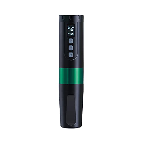 BRONC V2 Tattoo Machine Rotary Pen Style Supply Coreless Motor 2,000mAh Battery Power Green