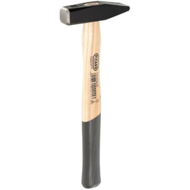 Picard Riveting Hammer 1000g German Pattern, Hardened Steel Head, Black Powder Coated, Ash Handle, Blacksmith Tools & Metalworking 0000101-1000
