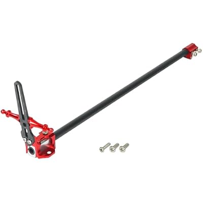 MICROHELI Carbon Fiber Round Tail Boom Conversion Set RED - GOOSKY S1
