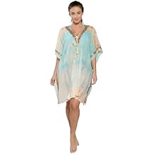 INGEAR Summer Square Poncho Elegant Tunic Dress Casual Cover Up Sundresses