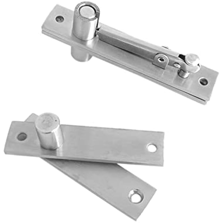 Hinge, Stainless Steel Pivot Door Hinge Heavy Duty Pivot Hinge for Wood Doors 360 Degree Shaft Stainless Steel Murphy Door Pivot Hinge