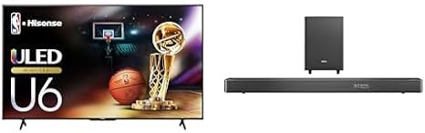 Hisense Exclusive Bundle 55U6N Smart TV & AX3125H Soundbar