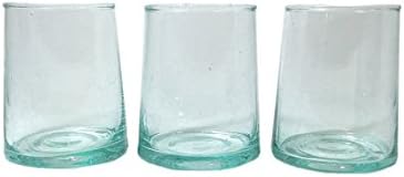 Casablanca Market Time Collection Moroccan Tea Glasses, Clear Set D