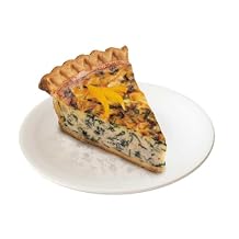Sara Lee Chef Pierre Unbaked Spinach Quiche, 10 inch -- 6 per case.