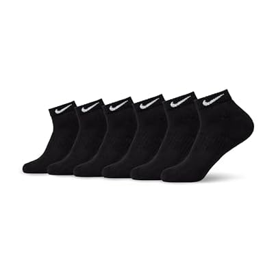 Nike Unisex Adult Everyday Cushioned Training Low Socks (6-Pack) | Mens and Womens