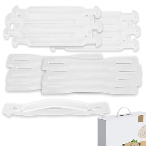 100 Sets Cardboard Box Handles Plastic Carrying Straps for Moving Boxes