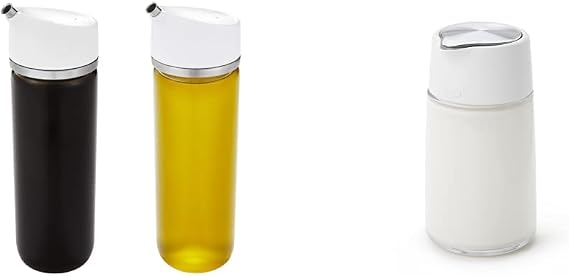 OXO Good Grips Precision Pour Glass Dispenser Set (2 Piece) and OXO Good Grips Glass Creamer
