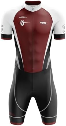 Men's Cycling Skinsuit, Mens Triathlon Suit, Triathlon Suits,Trisuit for Cycling, Running...