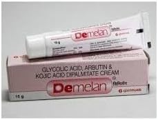 Demelan Cream (Glycolic Acid/Arbutin/Kojic Acid) by glenmark