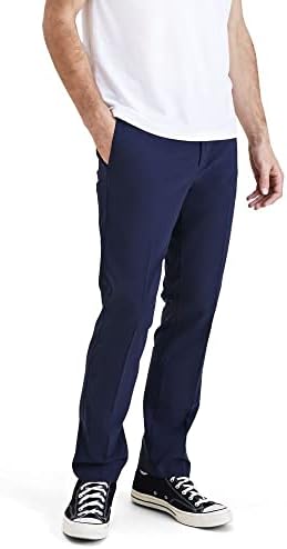 Dockers Mens Signature Go Slim Fit Khaki Smart 360 Tech Pants