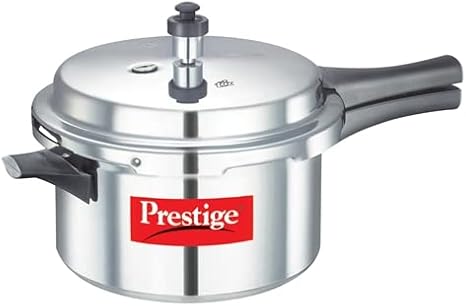 Prestige Popular Aluminium Pressure Cooker Silver 3 Litres