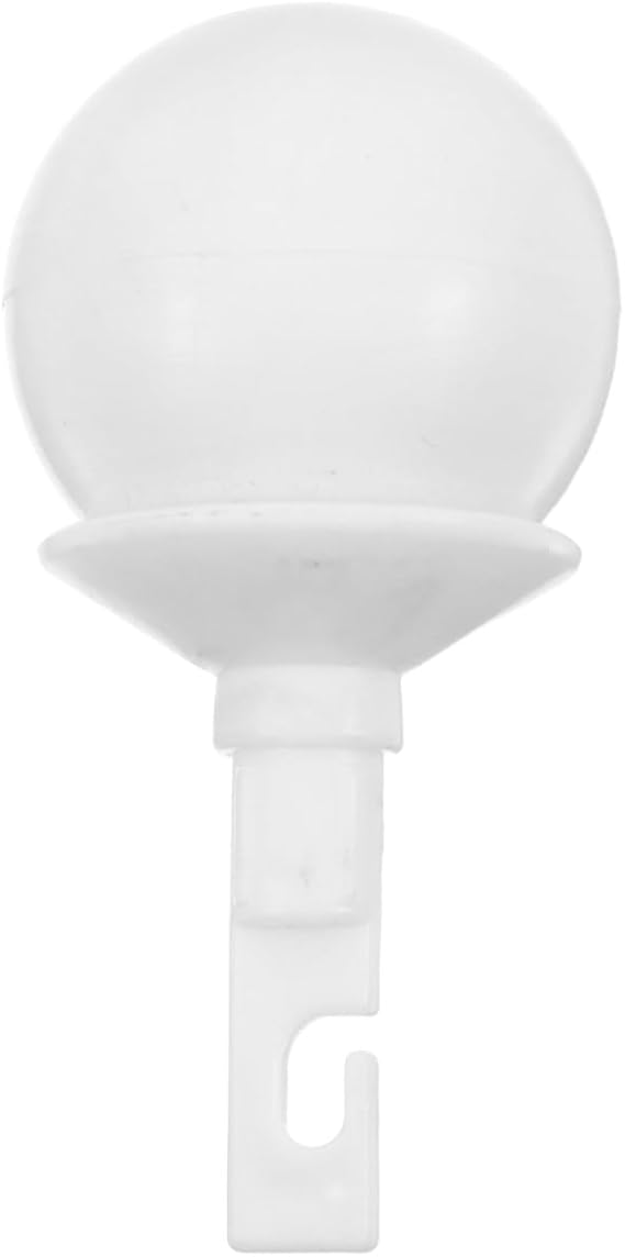 Hook Type Rolling Cane Tip White Ball Cane Tip Replacement for Blind Rolling Walking Stick Accessory for Indoor Outdoor Use Easy to Install 1 Pack