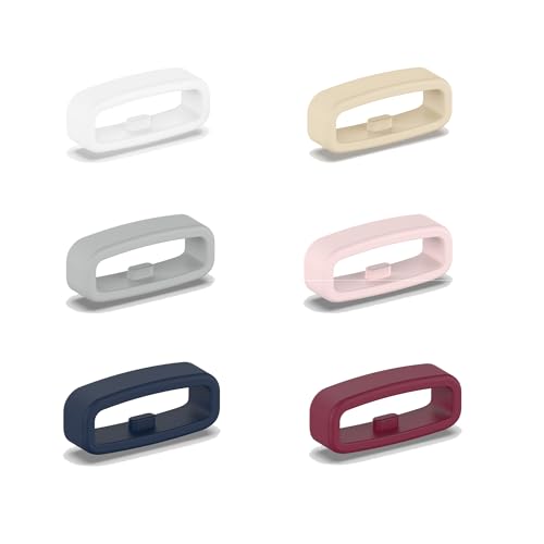 RuenTech 6-Pack Clips Compatible With Disney Magic Band2.0, Soft Silicone Keeper Wrist Loop Security Holder for Magic Band