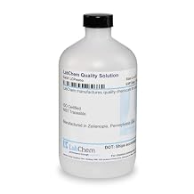 LabChem LC189801 Potassium Dichromate Solution, 0.1N (0.0167M), 500 mL Volume