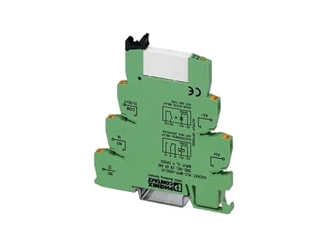 PHOENIX CONTACT PLC-RPT- 24DC/21 (2900299), 1 Changeover Contact, 24 VDC Input, DIN Rail Mount, PLC-Interface, Plug-in Miniature Relay W/Power, Relay Module, Terminal Block W/Push-in CONNECTIO
