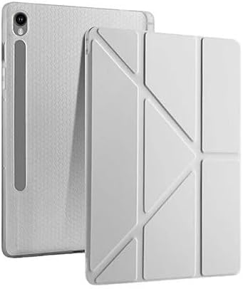 Compatible Case Tri Folding Pen Zucchini with Split Stand (Grey) for Galaxy Tab S10 Lite/S10 Fe/S9 FE 10.9/11 inch
