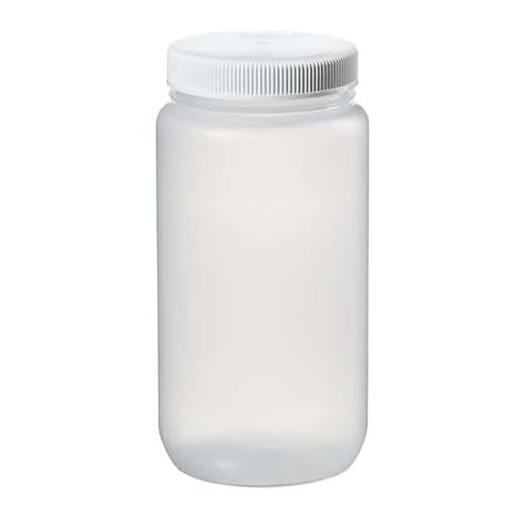 Nalgene 2121-0010 Wide-Mouth Bottle, Polypropylene, Large, 4L