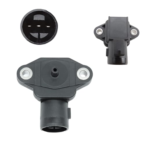 HiSport 37830P05A01 Manifold Absolute Pressure Map Sensor Compatible with Acura CL 1997-1999, Integra 1995-2001, TL 1999, Honda Accord Civic Del Sol CR-V Odyssey Prelude S2000, Isuzu Oasis