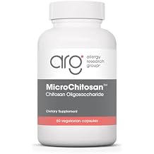 Allergy Research Group MicroChitosan Supplement - Chitosan, Chitosan Oligosaccharide, Cleansing Support Binder, Enhanced Detoxification, 1800mg Vegetarian Pills - 60 Count