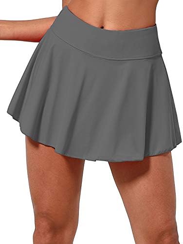 BUBBLELIME 2 Styles 5 XXS-XL Womens UPF 50 Adjustable Running Skort with Pockets Active Tennis Golf Workout Skirt