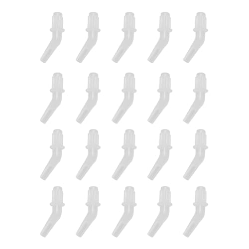 JianLing 20PCS Cement Bent Point Drill Pen 25mm Diamond Paint Tools Diamond Brush Angled Tip For Diamond Painting Nail Art Mobile Phone Case Photo Frame Decoration DIY White