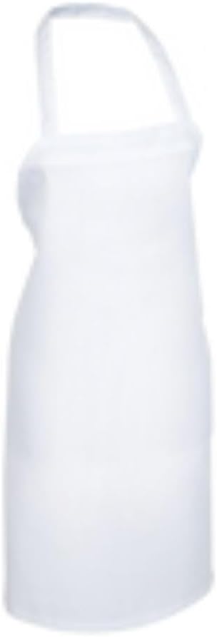 Mercer Culinary M60100WH Economy Bib Apron Without Pocket, 33 x 29, White