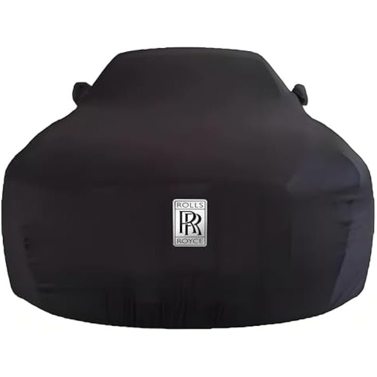 Car Custom Cover for Rolls-Royce Wraith | Wraith Porto CervoWraith St.James 2013-2022, Breathable Dust Resistant to Tugging Car Cover Stretch Cotton Car Cover,Black-Standard