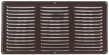 Air Vent 8 in. H x 16 in. L Brown Aluminum Undereave Vent