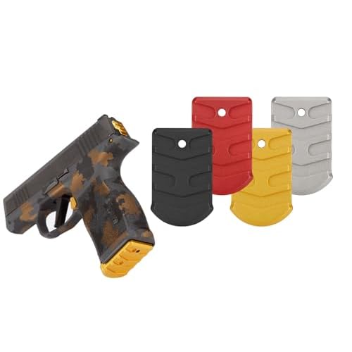 NDZ Performance Slim Carry Magazine Base Plate for Sig P365 P365XL P365 SAS 9mm, Anodized Strong Aluminum with Aspis Cut Design, Made in The USA - Choose Color & Pack Size