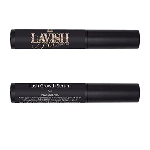 Eyelash Growth Serum, Lash Growth Serum, Eyelash Extension Growth Serum, Eyebrow Growth Serum, Brow Growth serum, Eyelash Growth Serum Safe to Use with Eyelash Extensions, Lavish Dolls Beauty brand 5ML