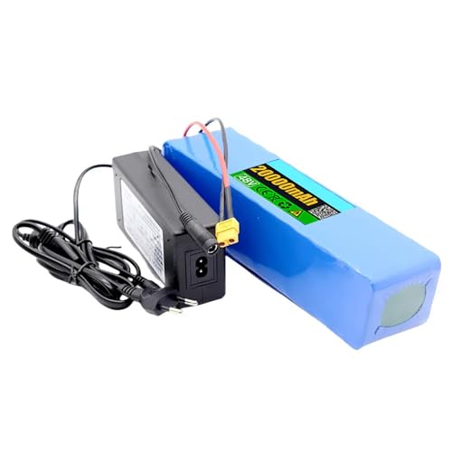 Electric Bike Battery 48V 20Ah Lithium-Ion Pack with Built-in BMS for 1000W Motor - Waterproof XT60 Connector