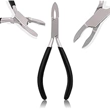 OdontoMed2011 Small Ring Closing Pliers Pvc Grip Handle Black ODM