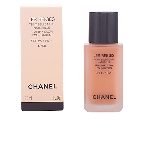 Chanel Les Beiges Healthy Glow Foundation SPF 25 No. 50 for Women, 1 Ounce