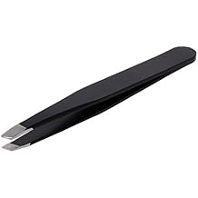 Eyebrow Tweezers,Professional Eyebrow Tweezer Slant Tip Hair Removal Stainless Steel Makeup Tools