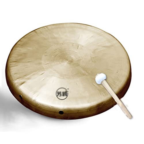 Chinese Percussion Instrument Copper Gong, Brass gong gong Small Large gong Handmade Hand gong17cm