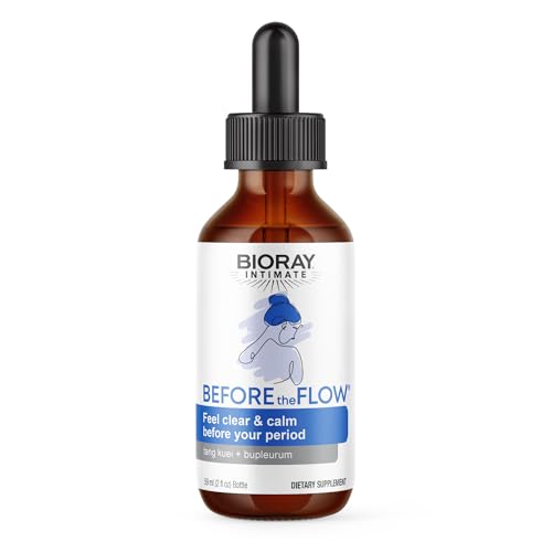BIORAY Intimate Before The Flow - 2 fl oz - Diminishes Normal Symptoms of PMS - Non-GMO, Gluten Free